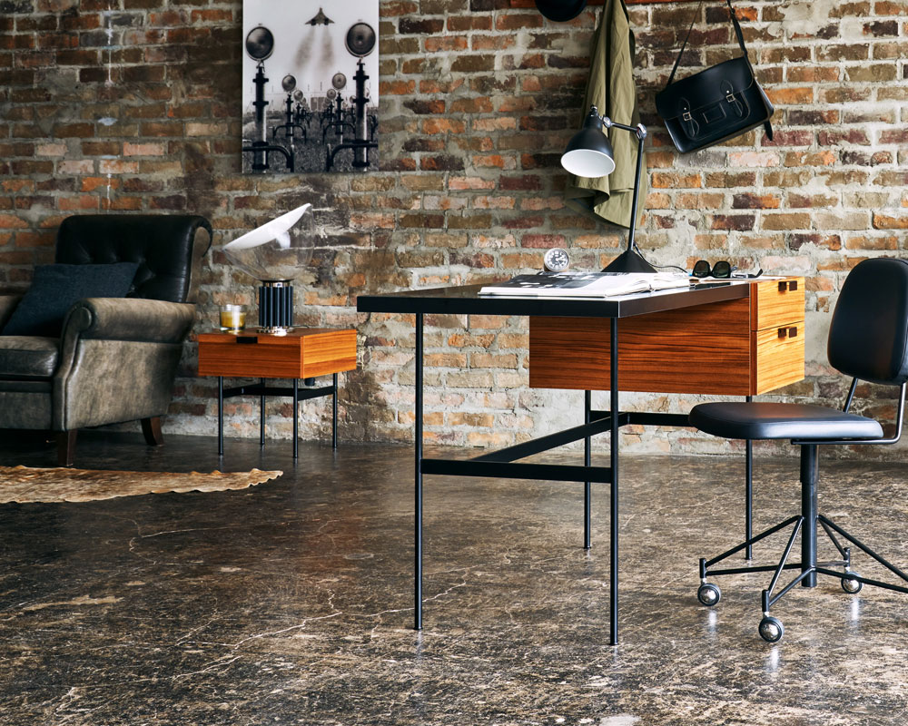 METROCS | Pierre Paulin F181 Drawer Table Teak [2color]  �ԥ����롦�ݥ�� F181�ɥ���ơ��֥� ������