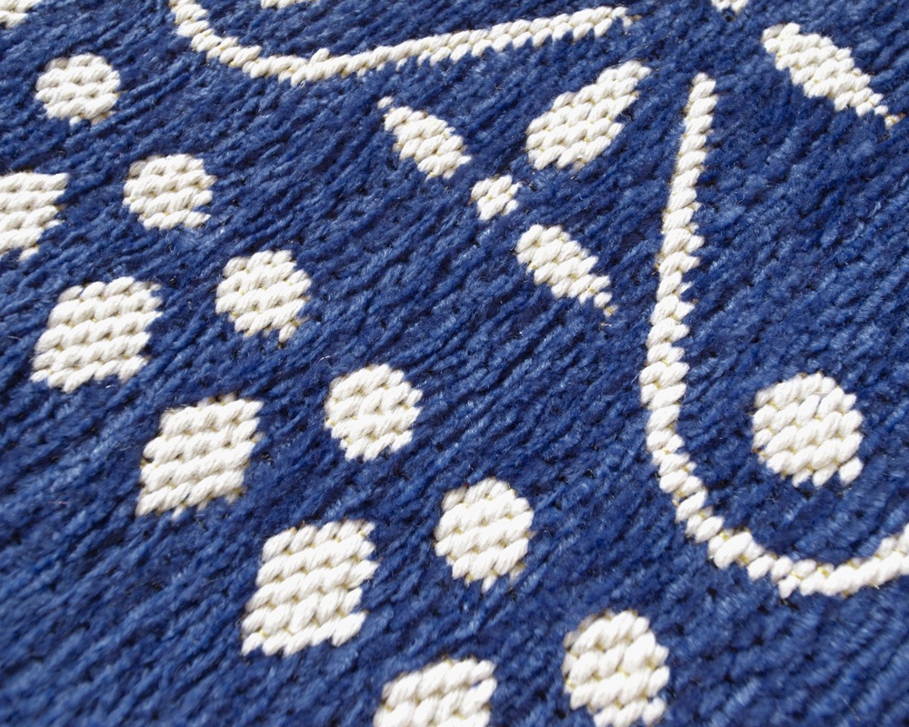 DETAIL | Cross Bandana Rug Navy [4size] �������Х���ʥ饰 �ͥ��ӡ�
