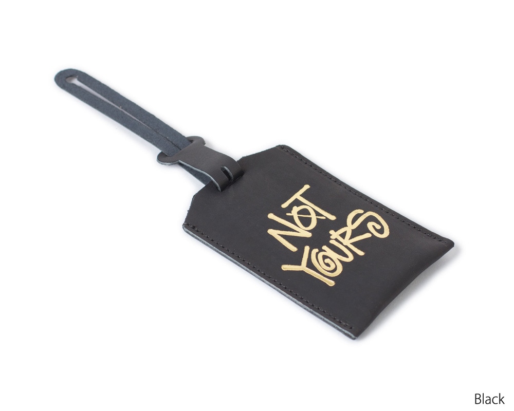 STUSSY Livin' General Store | GS Leather Luggage Tag  GS쥶饲å