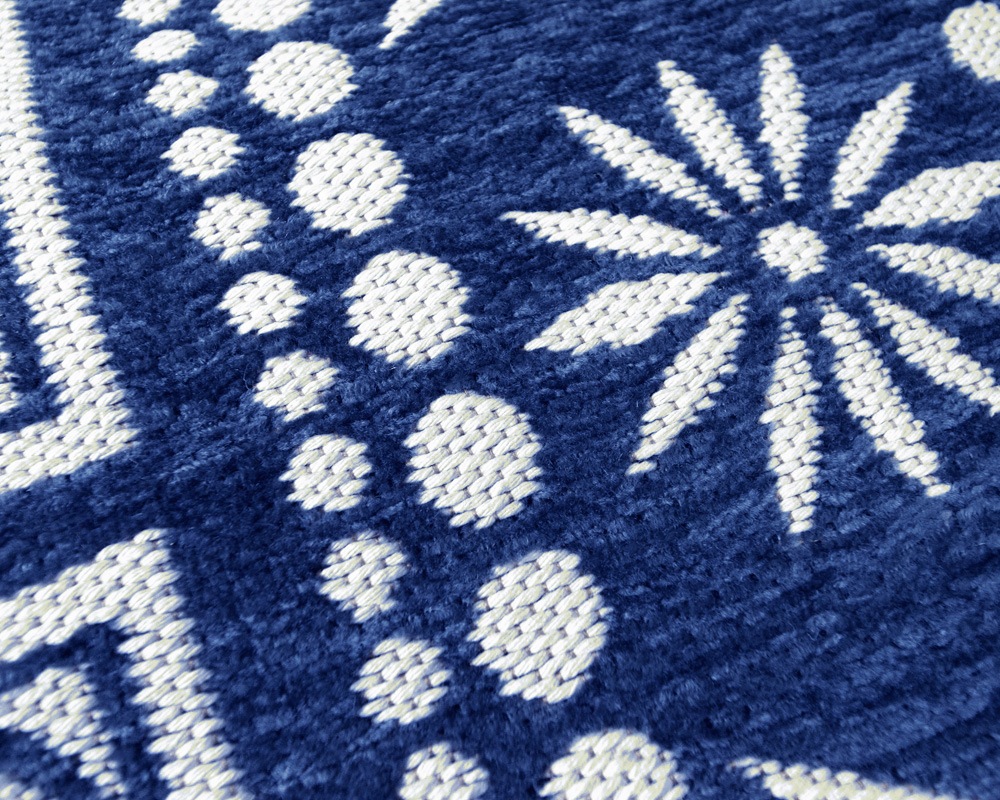 DETAIL | Flower Bandana Rug Navy [4size] եХʥ饰 ͥӡ