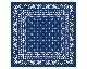 DETAIL | Flower Bandana Rug Navy [4size] フラワーバンダナラグ ネイビー