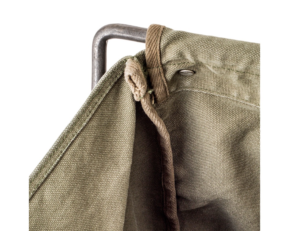 BasShu | Laundry Bag with Iron Frame Khaki ���ɥ꡼�Хå� �ե졼���� ������