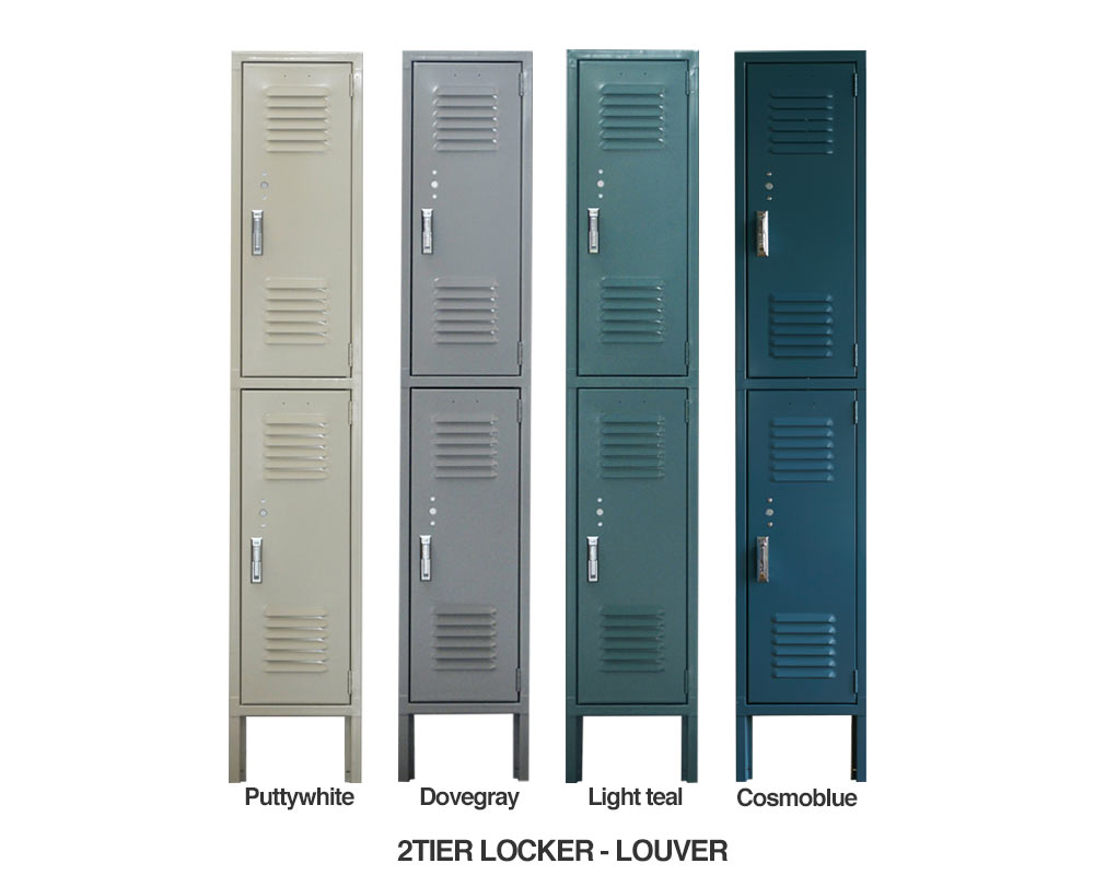 LYON | 2-TIER LOCKER LOUVER [4color] 2ƥå 롼С