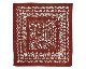 DETAIL | Leaf Bandana Rug Burgundy [4size] �꡼�եХ���ʥ饰 �С�����ǥ�