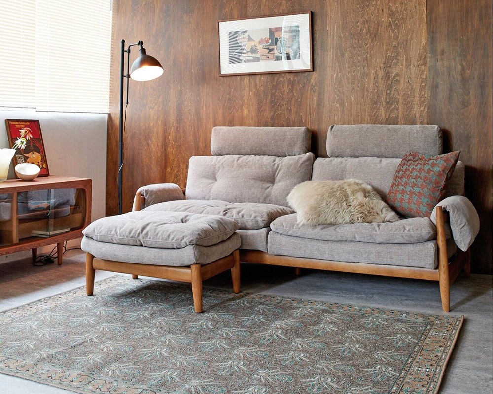 journal standard Furniture | MADEIRA OTTOMAN gray �ޥǥ��饪�åȥޥ� ���졼