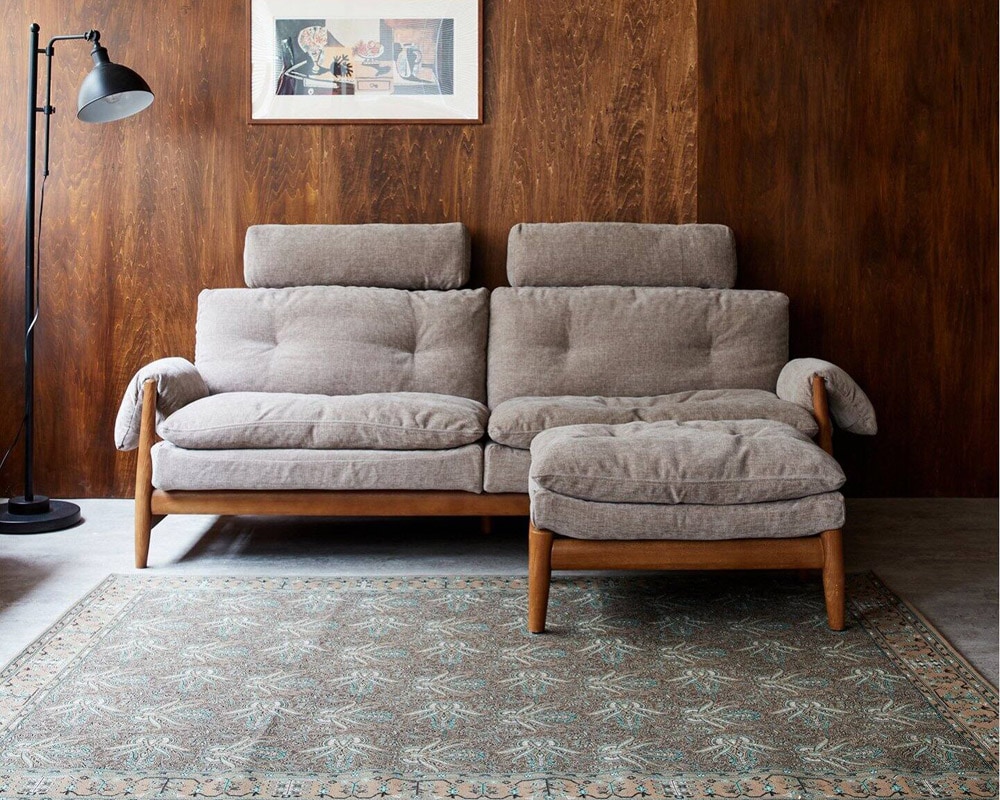 journal standard Furniture | MADEIRA OTTOMAN gray �ޥǥ��饪�åȥޥ� ���졼