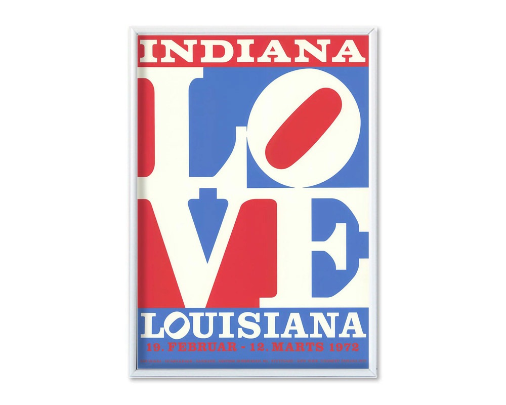 LOUISIANA MUSEUM | LOUISIANA POSTERS Robert Indiana Love (1972) / �륤�����ʥݥ����� ���С��Ȏ�����ǥ����� ���