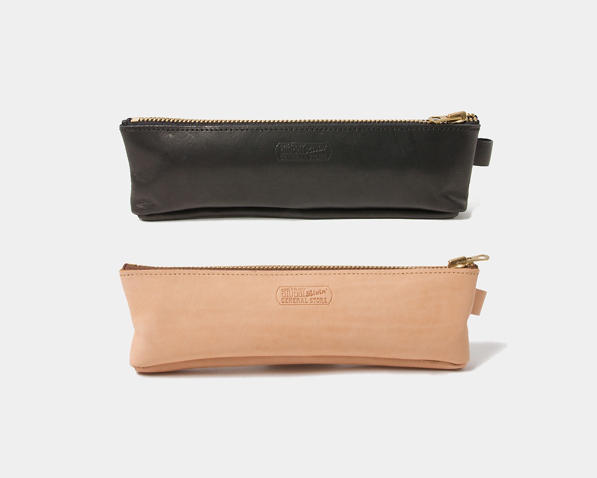 STUSSY Livin' General Store | GS Heavy Leather Pencase GSإ 쥶ڥ󥱡