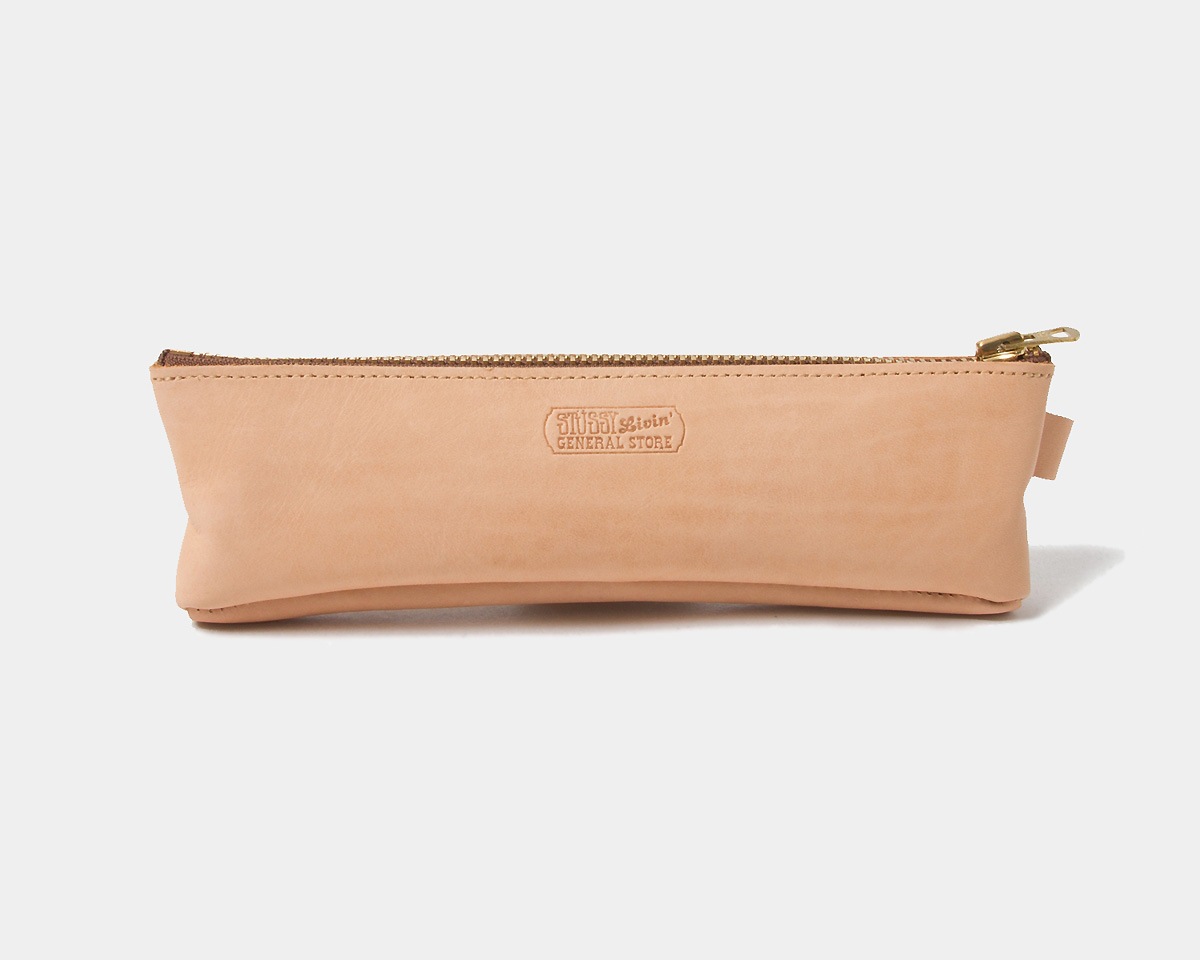 STUSSY Livin' General Store | GS Heavy Leather Pencase GS�إ��� �쥶���ڥ󥱡���