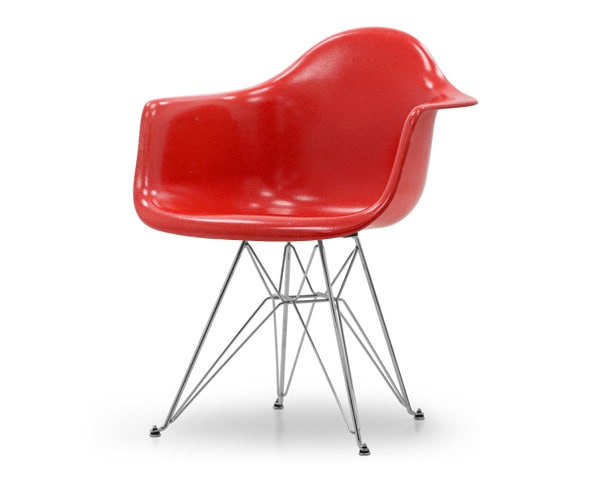 MODERNICA | Fiberglass Arm Shell Chair RED [20base] եС饹ॷ å