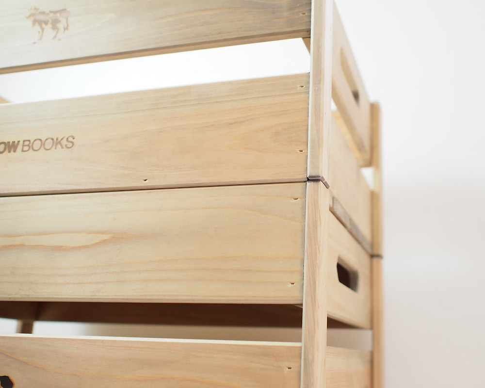 COW BOOKS | Wood Box Big Stacking ���åɥܥå��� �ӥå� �����å���