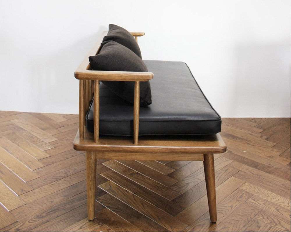 journal standard Furniture | ALVESTA BENCH BLACK ����٥����٥�� �֥�å�