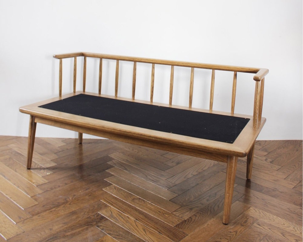 journal standard Furniture | ALVESTA BENCH BLACK ����٥����٥�� �֥�å�