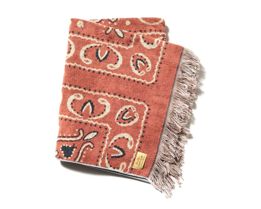 BasShu | Cotton Pile Blanket Bandana RED åȥѥ֥󥱥å Хʥå
