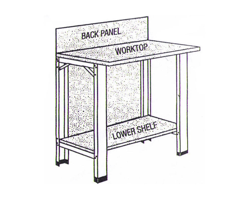EBCO | Sturdi-Bilt Work Bench Legs ٥ å