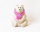 Plastep | Polar Bear Money Box with Muffler 2024 Ȣ  ܡޥե顼դ