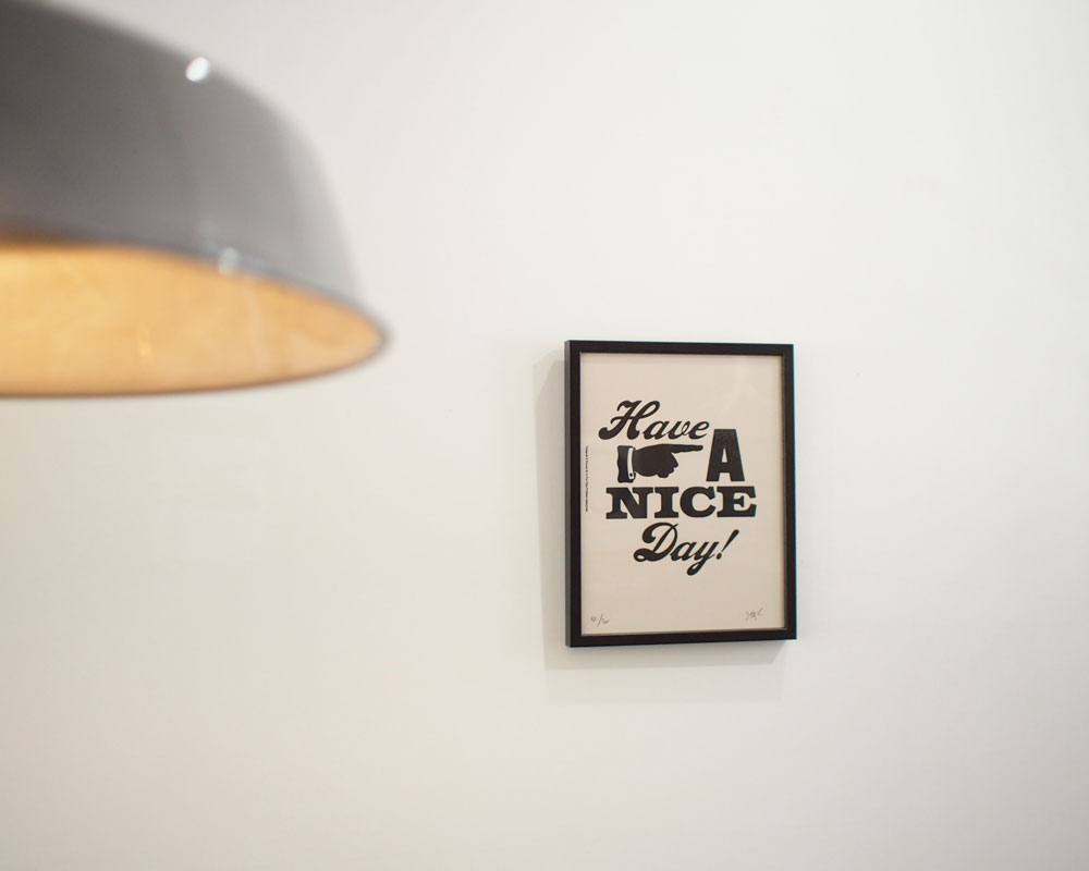 A TWO PIPE PROBLEM LETTERPRESS | HAVE A NICE DAY POSTER���ϥ֥� �ʥ����ǥ� �ݥ�����