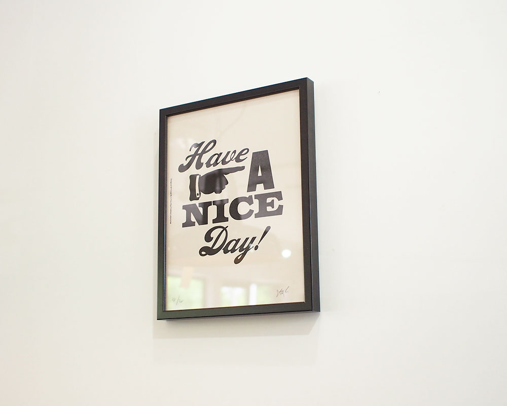 A TWO PIPE PROBLEM LETTERPRESS | HAVE A NICE DAY POSTER���ϥ֥� �ʥ����ǥ� �ݥ�����