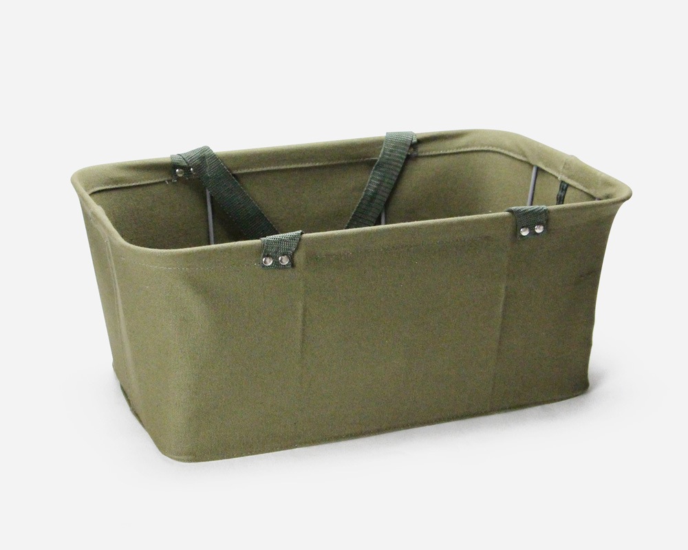 Lostine USA | Shopping Baskets Set ��Olive) with Holder  ����åԥ󥰥Х����å� �ۥ������