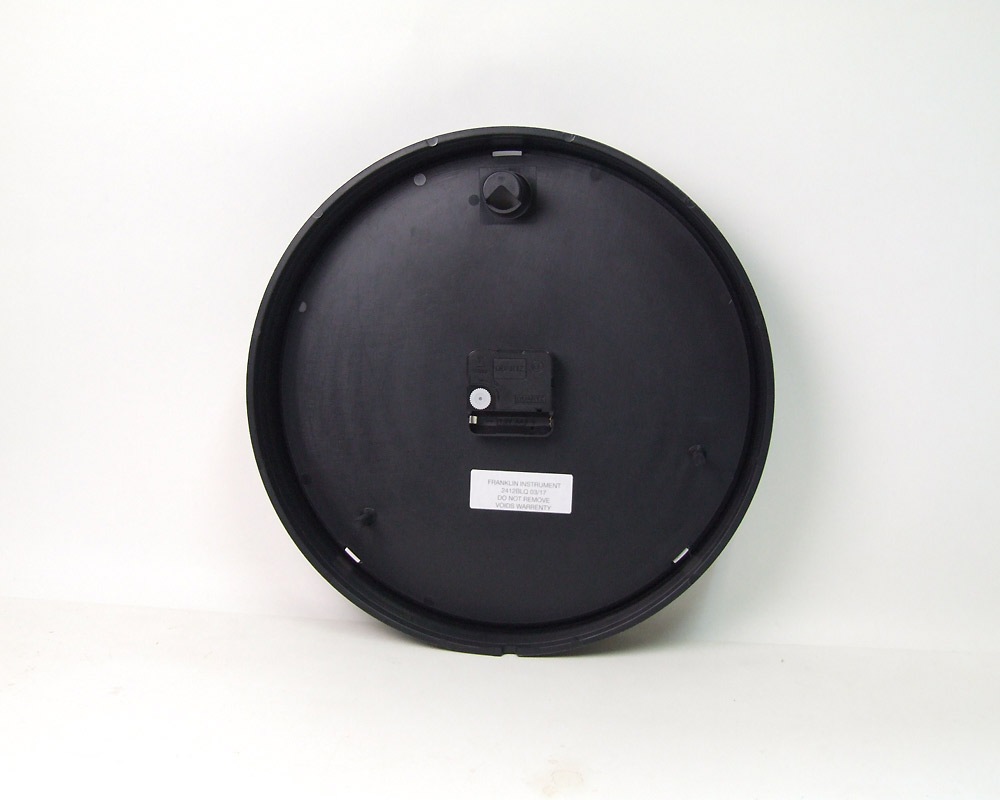 フランクリン｜OUTLET Franklin Instrument Company 12” 12/24 Hour Wall Clock