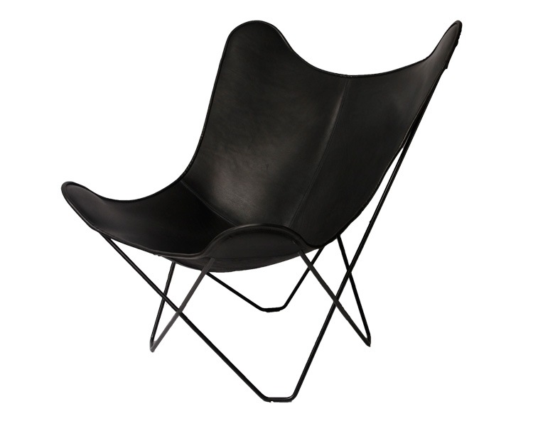 Cuero | BKF Butterfly Chair Black �ӡ��������� �Х��ե饤������ �֥�å�