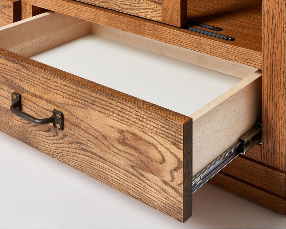 journal standard Furniture | Elverson Glass Cabinet with Drowers [2size] ����С����󥰥饹����ӥͥåȰ����դ�