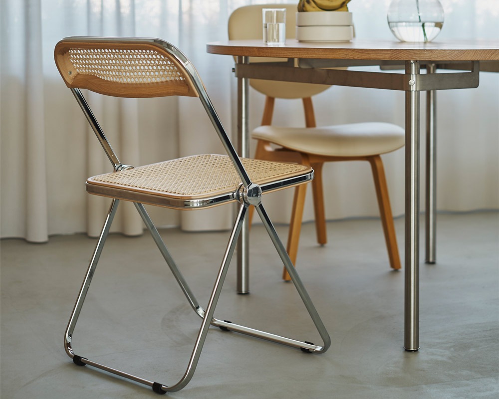 ANONIMA CASTELLI | PLIA CHAIR Rattan �ץꥢ������ �饿��