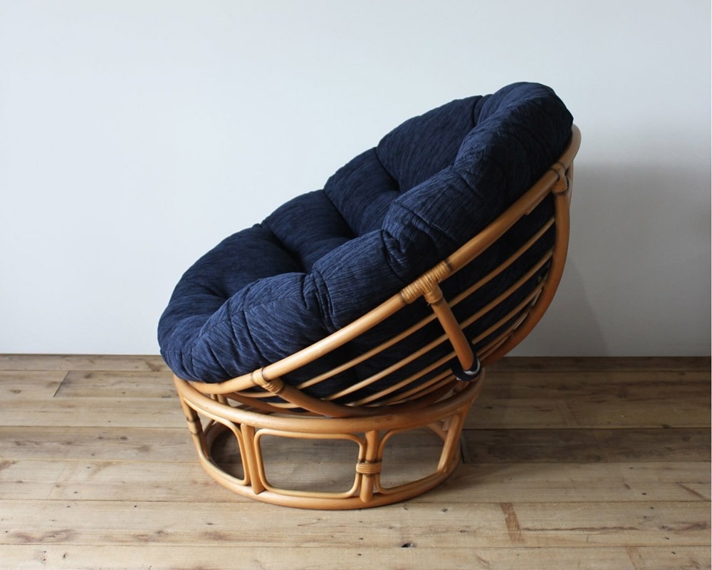 ACME Furniture | WICKER EASY CHAIR / STOOL NAVY�������å�����������������/���ġ��� �ͥ��ӡ�