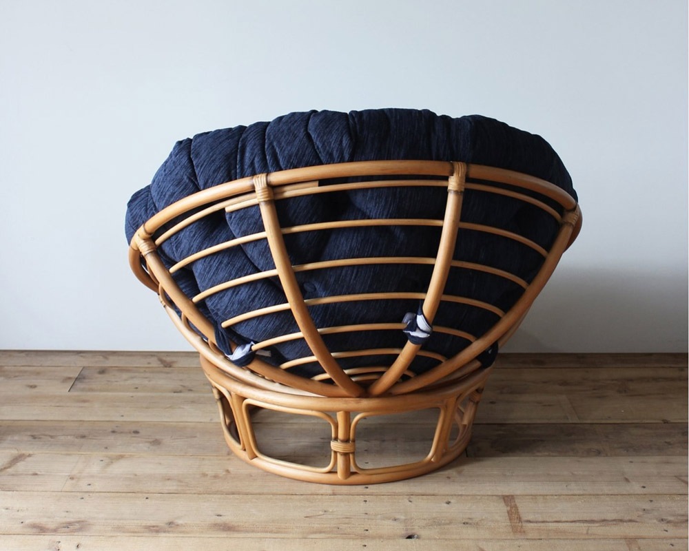 ACME Furniture | WICKER EASY CHAIR / STOOL NAVY�������å�����������������/���ġ��� �ͥ��ӡ�