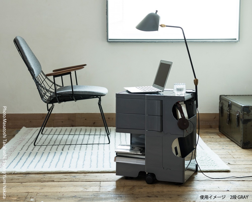 B-LINE | BOBY WAGON 2�� Gray [2type]���ܥӡ��若��2�� �ȥ�͡��ɥ��졼