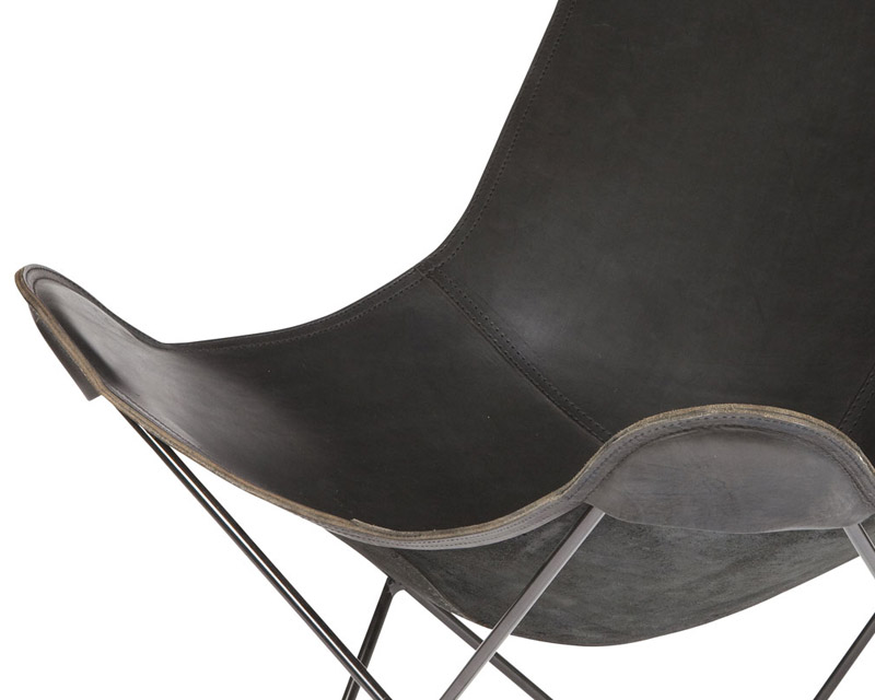 Cuero | BKF Butterfly Chair Pampa Black �ӡ��������� �Х��ե饤������ �ѥ�ѥ֥�å�