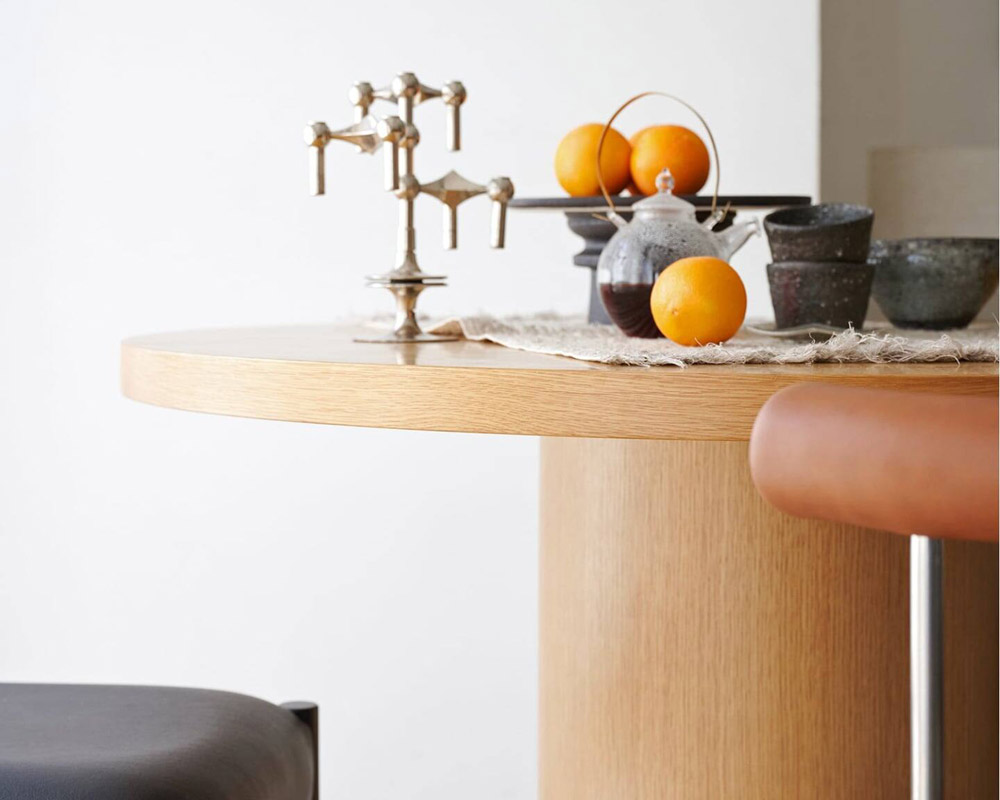journal standard Furniture | PORTO ROUND TABLE Natural �ݥ�ȥ饦��ɥơ��֥�