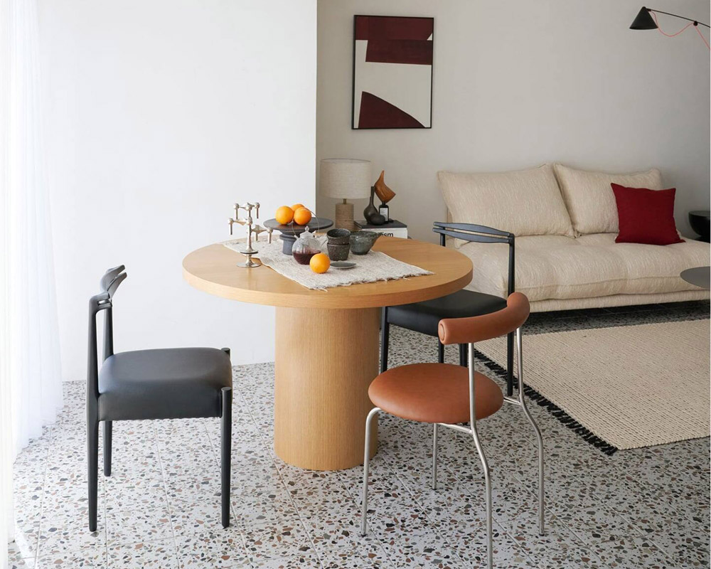journal standard Furniture | PORTO ROUND TABLE Natural �ݥ�ȥ饦��ɥơ��֥�