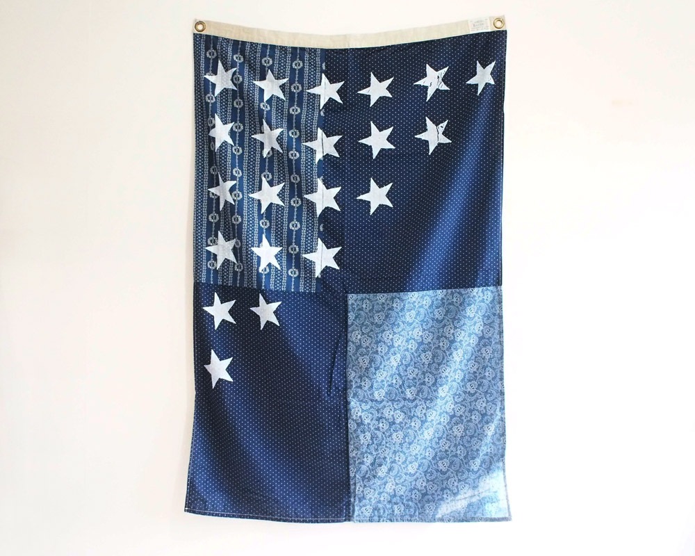 BasShu | Tapestry Flag Indigo ���ڥ��ȥ꡼�ե�å� ����ǥ���
