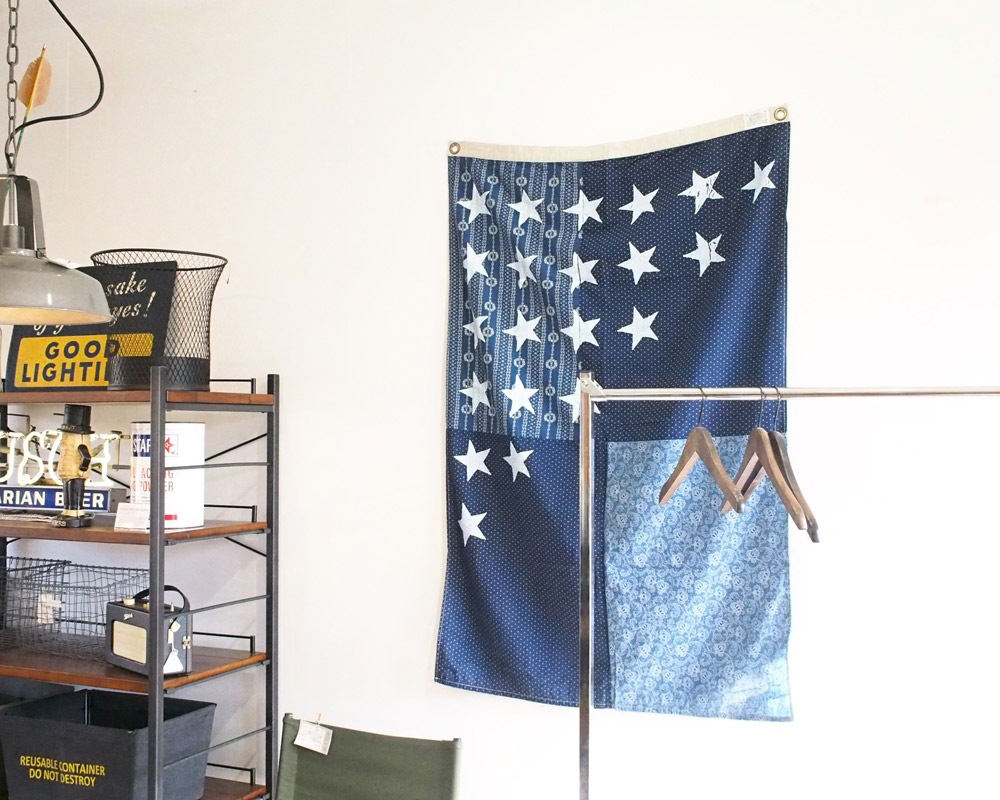 BasShu | Tapestry Flag Indigo ���ڥ��ȥ꡼�ե�å� ����ǥ���