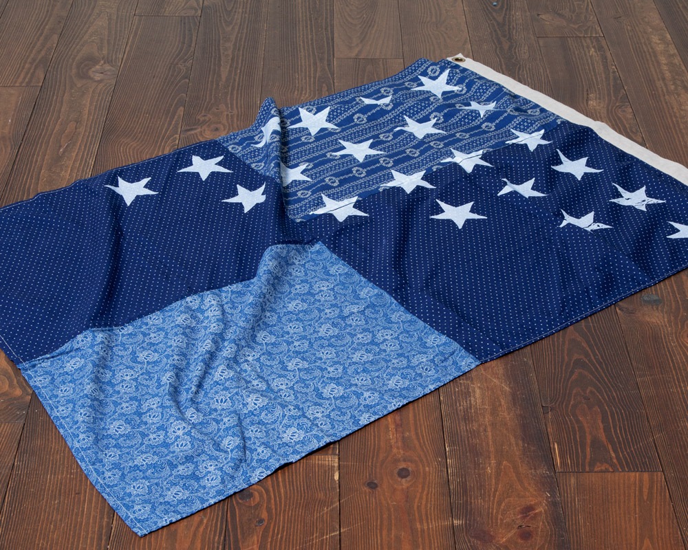 BasShu | Tapestry Flag Indigo ���ڥ��ȥ꡼�ե�å� ����ǥ���