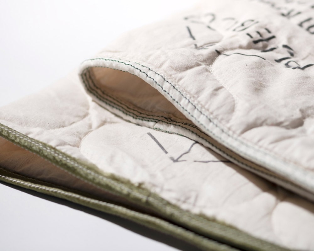 PUEBCO | VINTAGE PARACHUTE LINE QUILTED BLANKET ơѥ饷塼ȥ饤 ȥ֥󥱥å