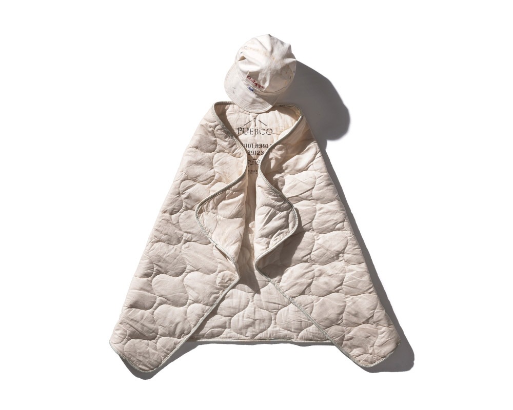 PUEBCO | VINTAGE PARACHUTE LINE QUILTED BLANKET ơѥ饷塼ȥ饤 ȥ֥󥱥å