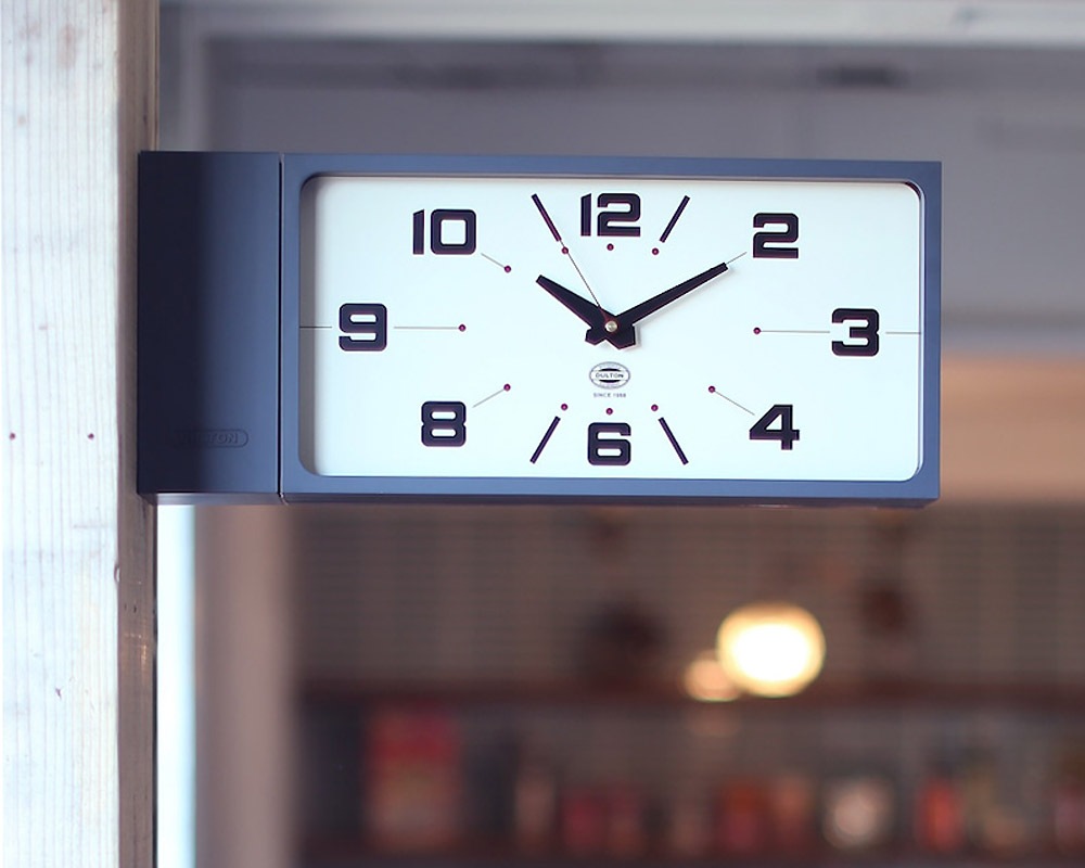ダルトン / DULTON | DOUBLE FACE CLOCK RECTANGLE ダブル