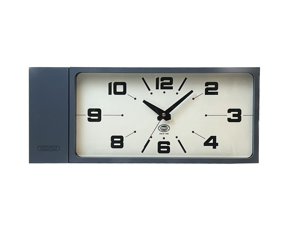 DULTON | DOUBLE FACE CLOCK RECTANGLE ֥եå 쥯󥰥