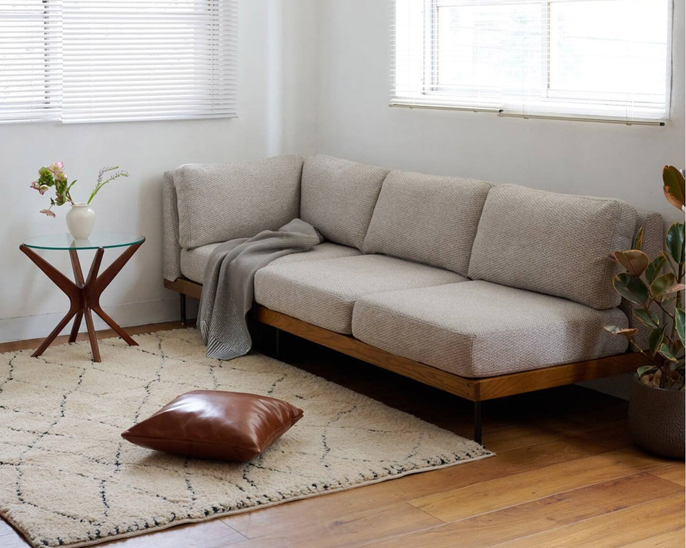 journal standard Furniture | LILLE SOFA 2P 2nd 25-Ivory  륽ե 25ܥ꡼