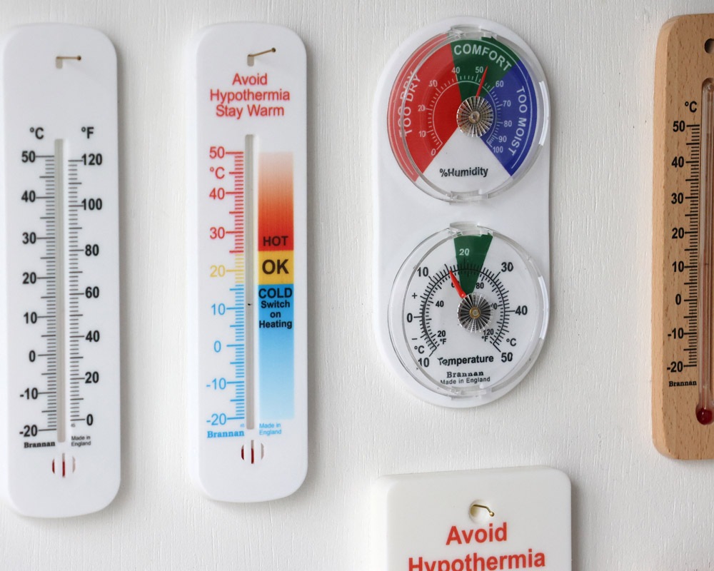 Brannan | Twin Mini Dial Hygro Thermometer �ĥ��� �ߥ� �������� �ϥ����� ������᡼����/�����ٷ�