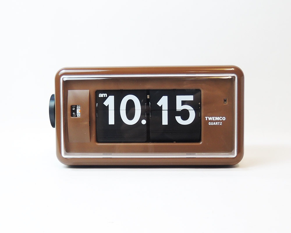 TWEMCO | Flip Alarm Clock AL-30 Limited Brown ȥ 顼९å AL-30 ֥饦