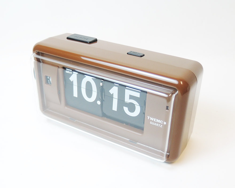 TWEMCO | Flip Alarm Clock AL-30 Limited Brown ȥ 顼९å AL-30 ֥饦