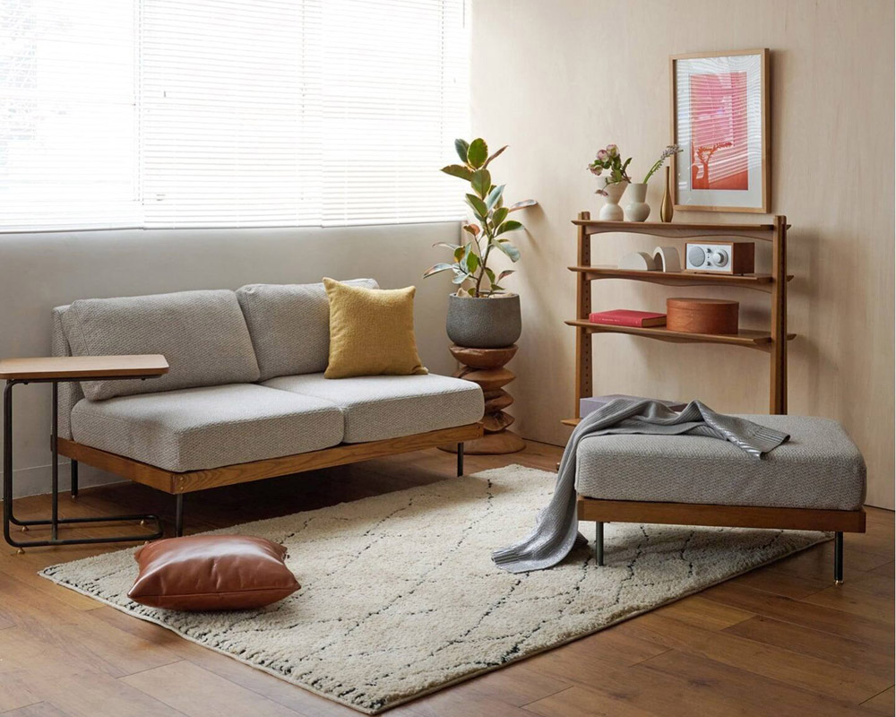 journal standard Furniture | LILLE OTTOMAN 2nd 25-Ivory 륪åȥޥ 25ܥ꡼