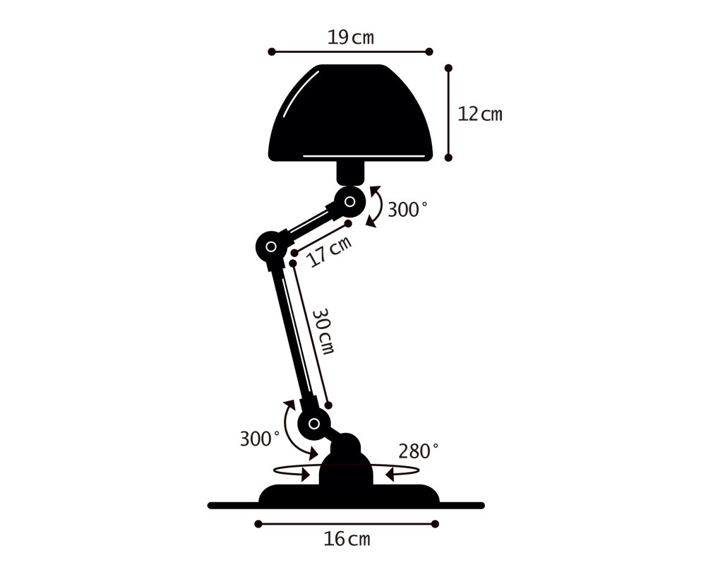 Jielde | 373 Aicler Curve Desk Lamp [2color] 373顼֥ǥ