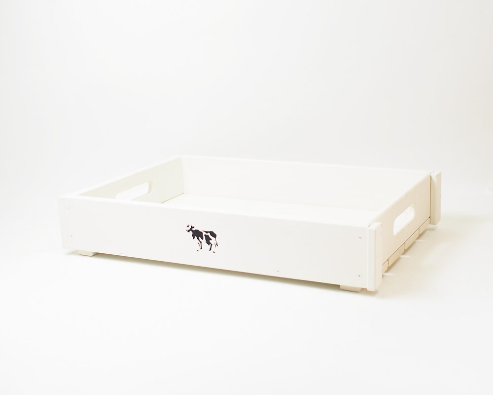COW BOOKS | Wood Box Ivory X-Small Stacking åɥܥå ܥ꡼ X⡼륹å