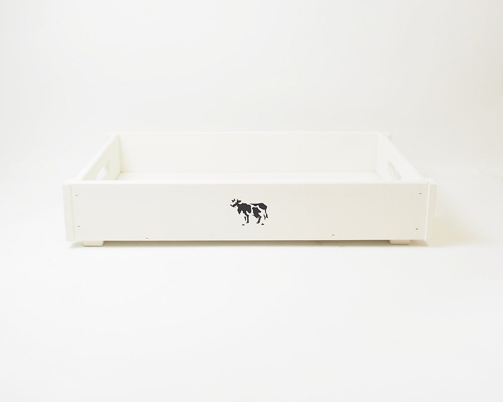 COW BOOKS | Wood Box Ivory X-Small Stacking åɥܥå ܥ꡼ X⡼륹å