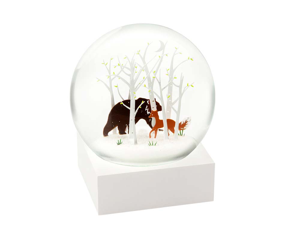 Cool Snow Globes | Snow Dome Fox and Bear 륹Ρ֥