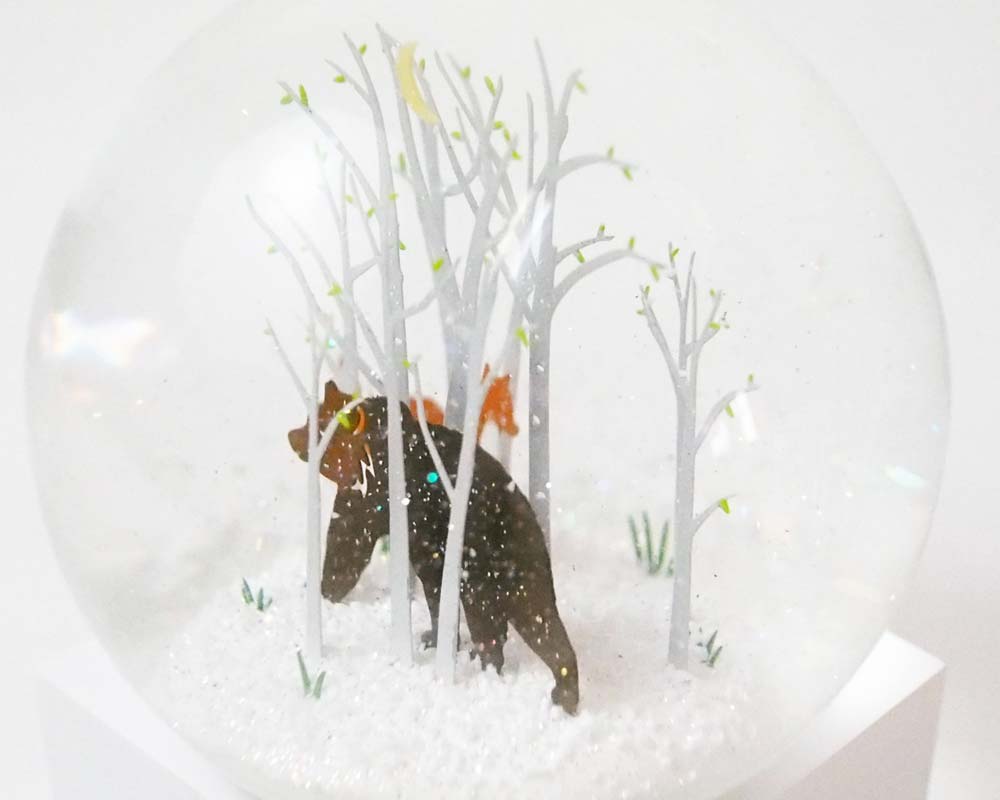 Cool Snow Globes | Snow Dome Fox and Bear 륹Ρ֥